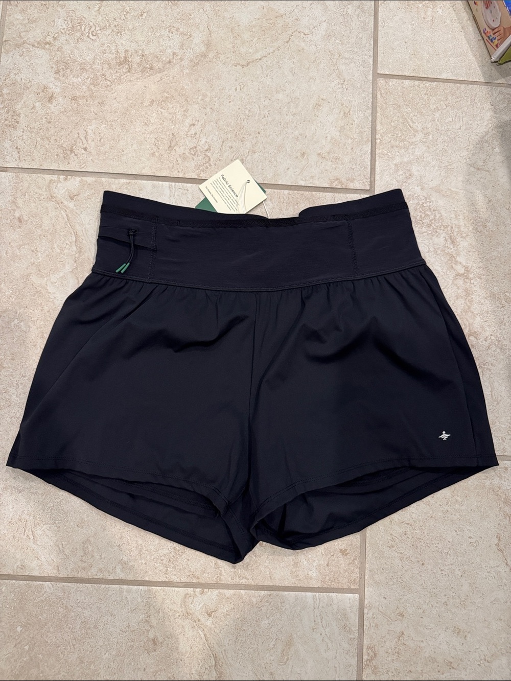 HALARA SpeedWave XL Black Athletic Shorts with Wide Waistband